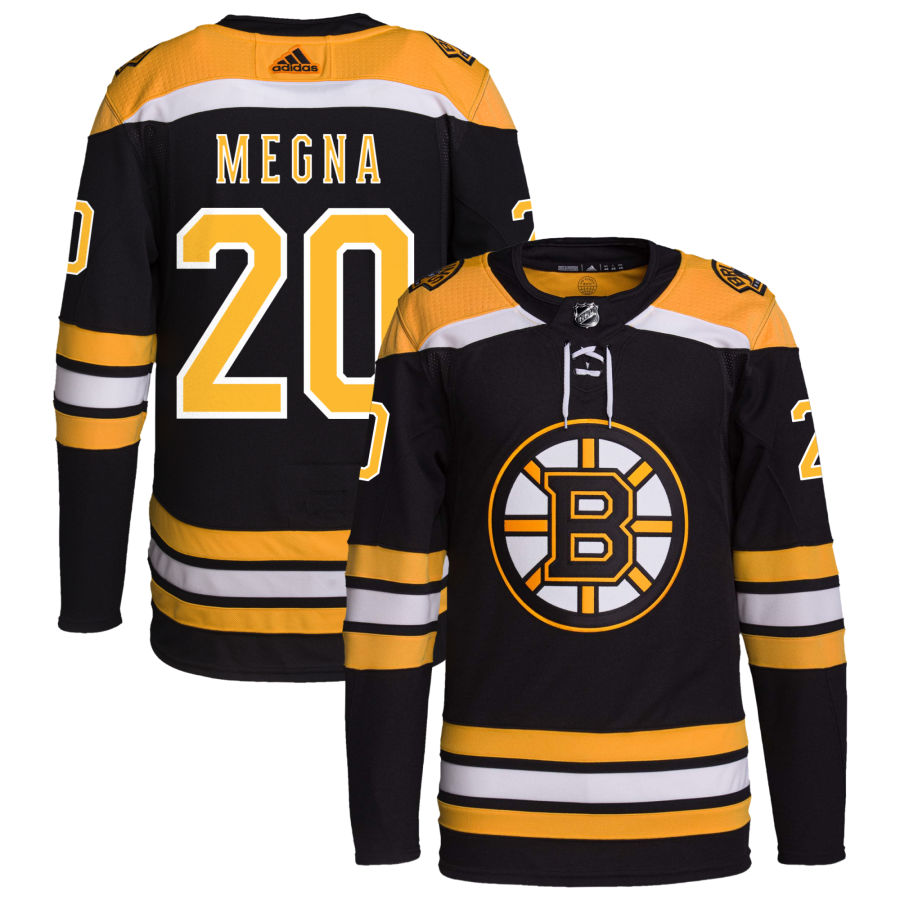 Jayson Megna Boston Bruins Home Primegreen Authentic Pro Jersey - Black