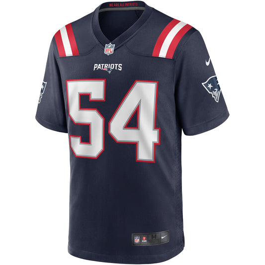 Tedy Bruschi New England Patriots Game Retired Player Jersey - Navy