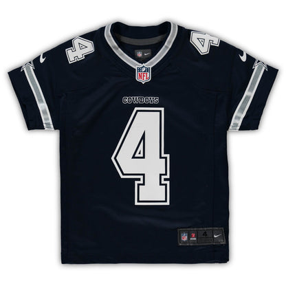 Preschool Dak Prescott Navy Dallas Cowboys Team Game Jersey