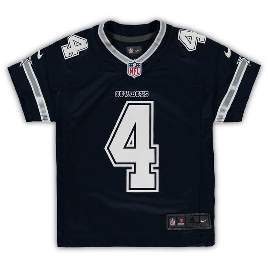 Preschool Dak Prescott Navy Dallas Cowboys Team Game Jersey