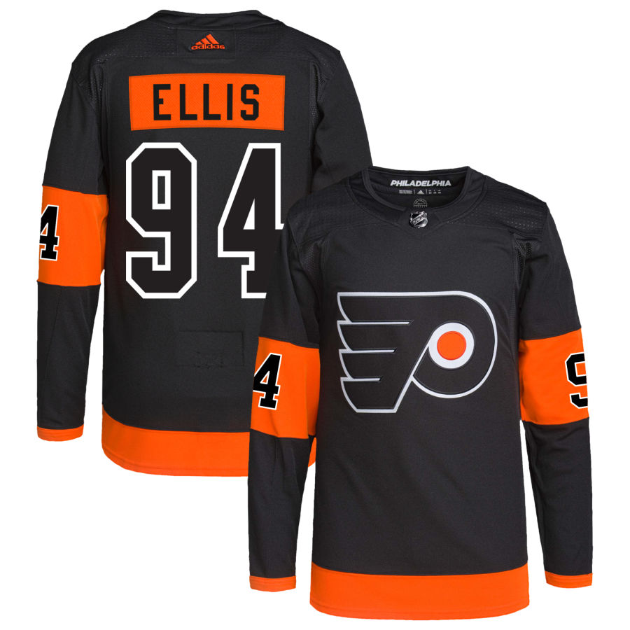 Ryan Ellis Philadelphia Flyers Alternate Primegreen Authentic Pro Jersey - Black
