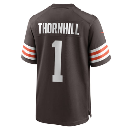 Juan Thornhill Cleveland Browns Game Player Jersey - Brown