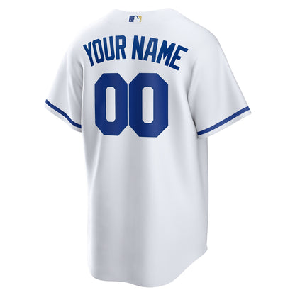Kansas City Royals Youth Replica Custom Jersey - White