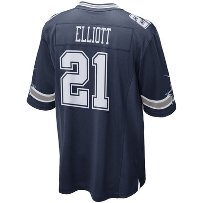 Ezekiel Elliott Dallas Cowboys Game Team Jersey - Navy