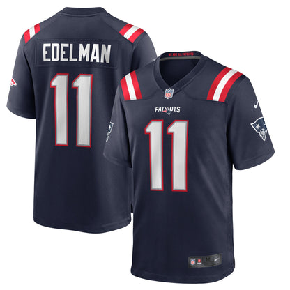 Julian Edelman New England Patriots Game Player Jersey - Navy