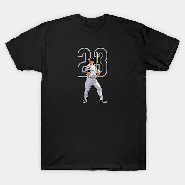 Don Mattingly New York #23 Number T-Shirt