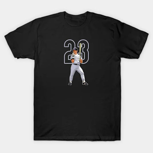 Don Mattingly New York #23 Number T-Shirt
