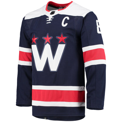 Alexander Ovechkin Washington Capitals Alternate Captain Patch Primegreen Authentic Pro Player Jersey - Navy