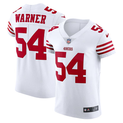 Fred Warner San Francisco 49ers Vapor Elite Jersey - White