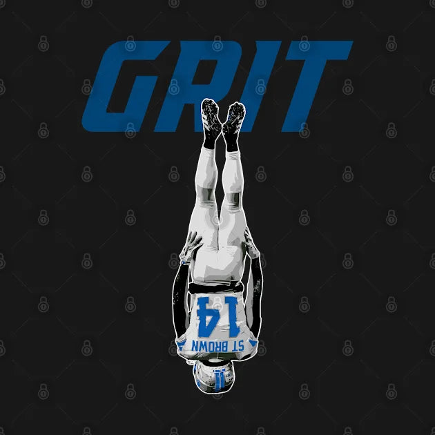 Detroit Lions Amon Ra St Brown Grit T-Shirt
