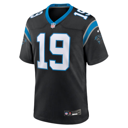 Adam Thielen Carolina Panthers Game Player Jersey - Black
