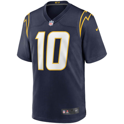 Men's Los Angeles Chargers Justin Herbert Alternate Game Jersey Navy