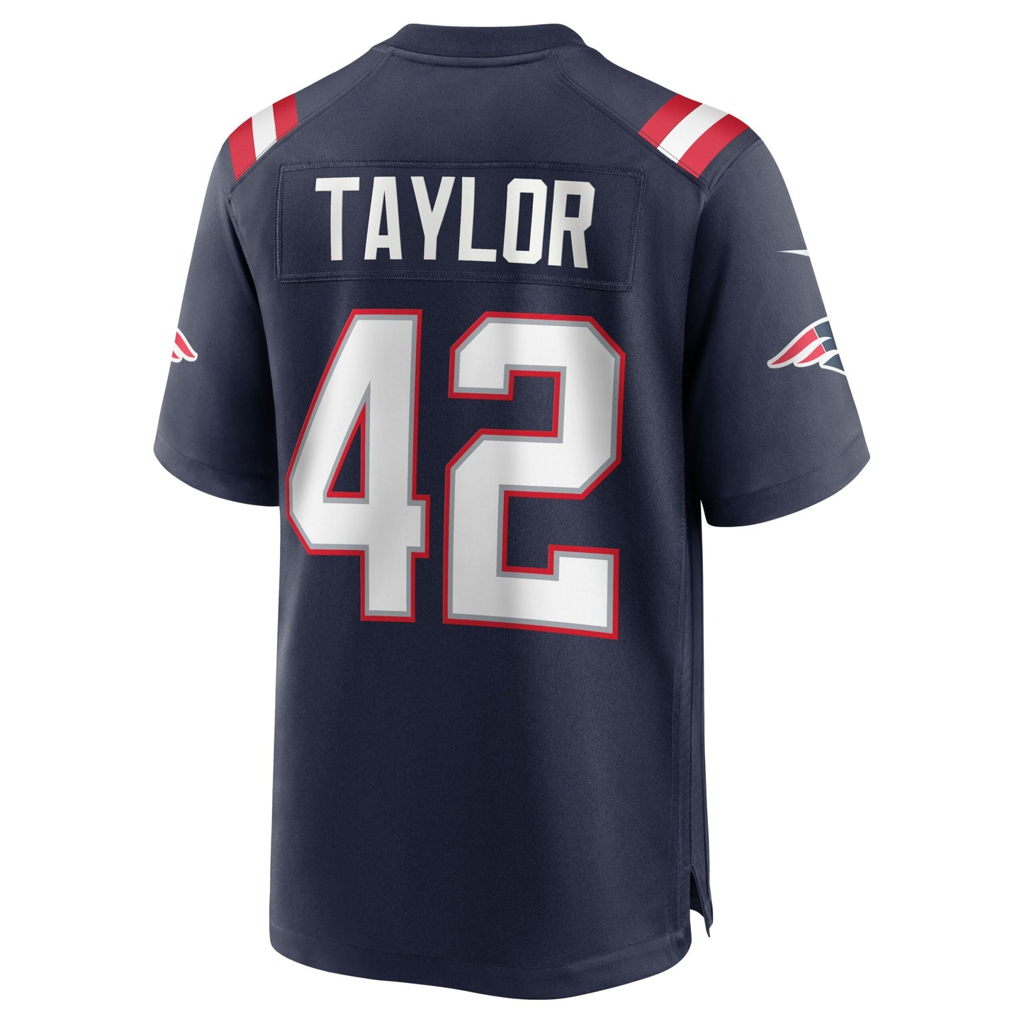 J.J. Taylor New England Patriots Team Game Jersey - Navy