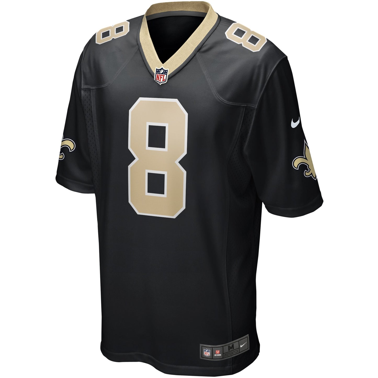 Archie Manning New Orleans Saints Game Retired Player Jersey - Black