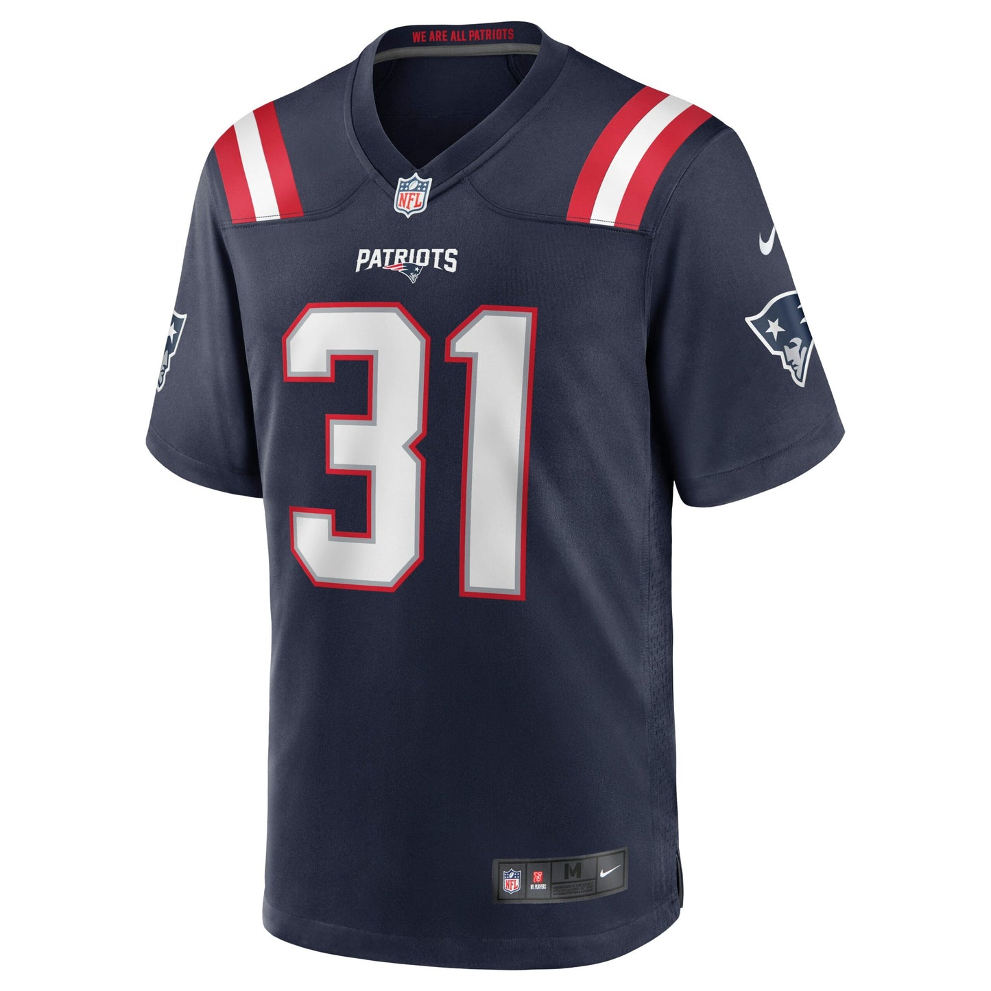 Jonathan Jones New England Patriots Game Jersey - Navy