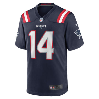 Ty Montgomery New England Patriots Game Jersey - Navy