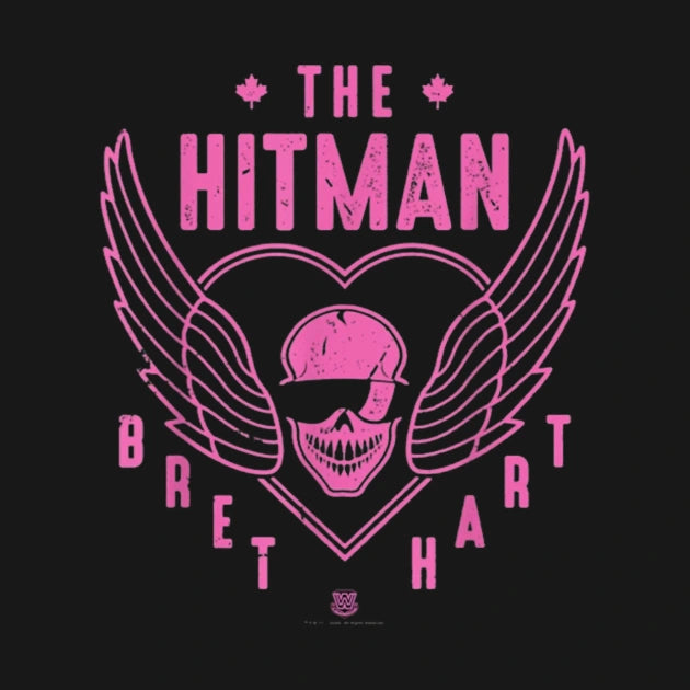 Bret Hart The Hitman Skull Hoodie