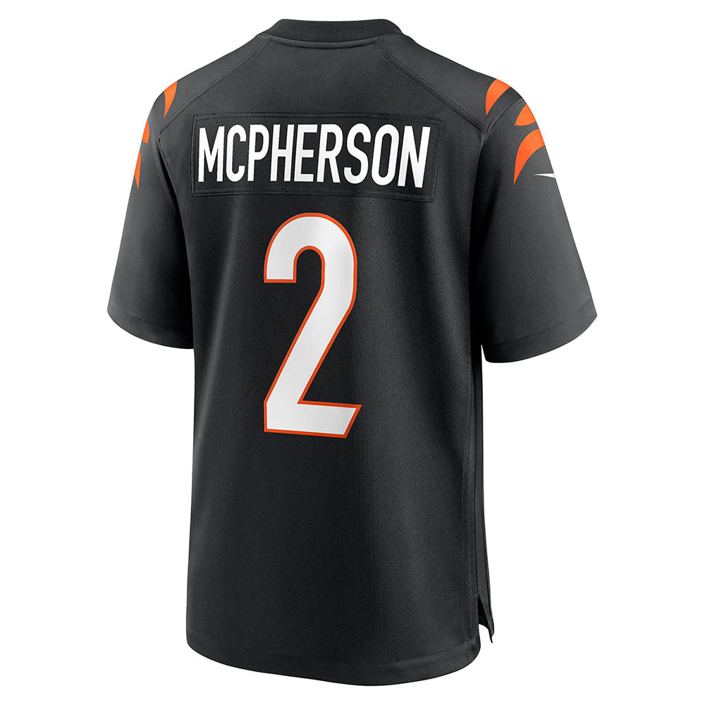 Men's Cincinnati Bengals Evan McPherson Game Jersey Black