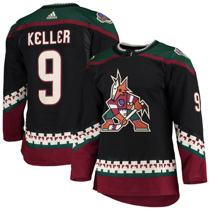 Clayton Keller Arizona Coyotes Home Authentic Pro Player Jersey - Black