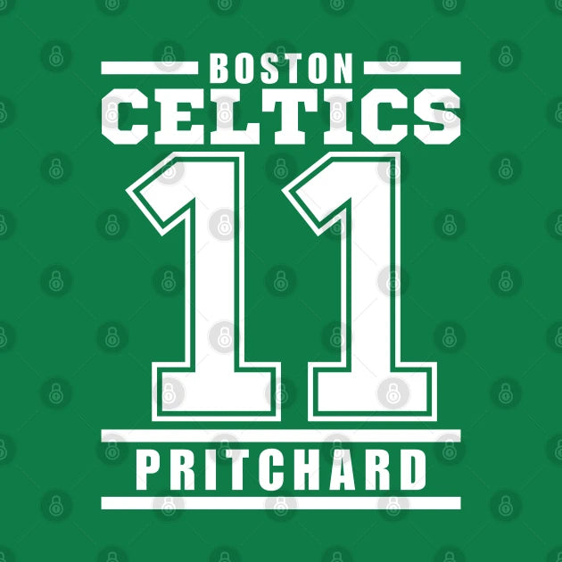 Boston Celtics Pritchard 11 Basketball Player T-Shirt