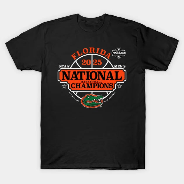 Florida Gators 2025 Basketball National Championship Final Four T-Shirt