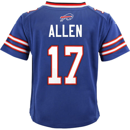 Preschool Josh Allen Royal Buffalo Bills Game Jersey