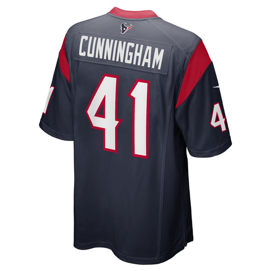 Zach Cunningham Houston Texans Game Jersey - Navy