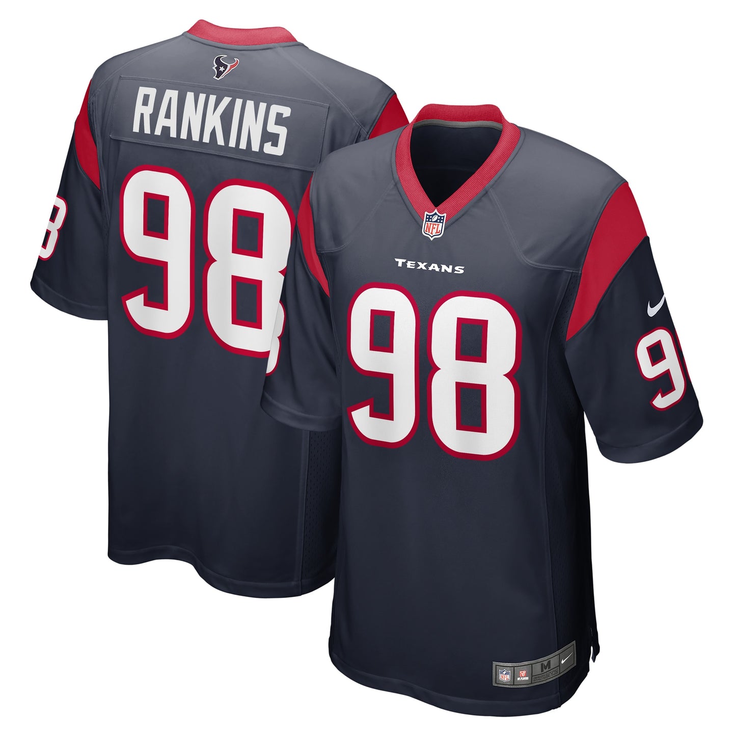 Sheldon Rankins Houston Texans Game Player Jersey - Navy