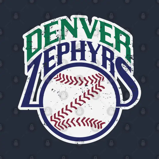 Denver Zephyrs Defunct Vintage Baseball T-Shirt