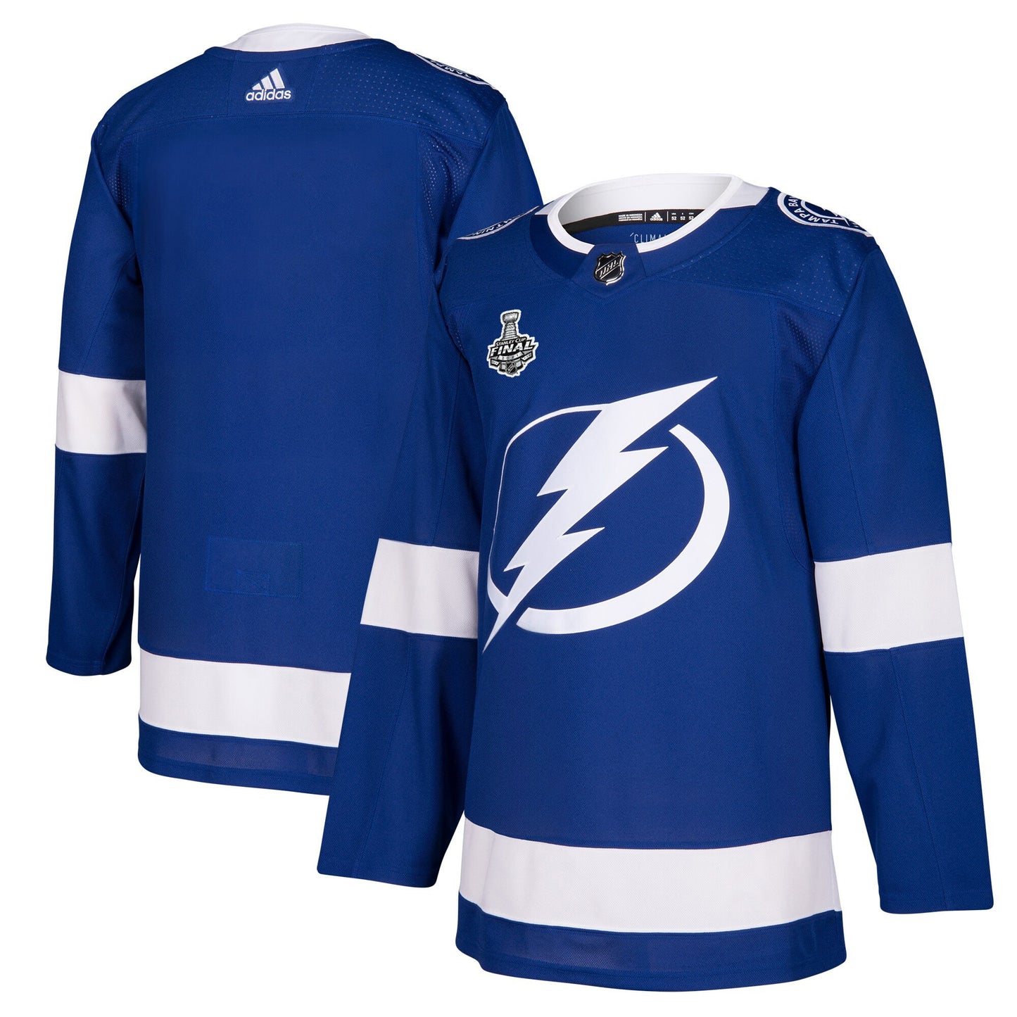 Tampa Bay Lightning 2021 Stanley Cup Final Bound Authentic Patch Jersey - Blue