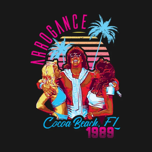 Arrogance Wrestling Martel 1989 Vintage Style T-Shirt Hoodie