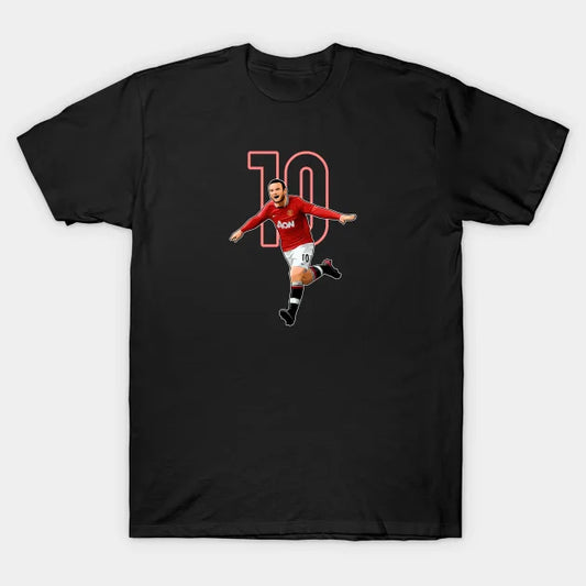 Wayne Rooney Manchester United #10 Number T-Shirt