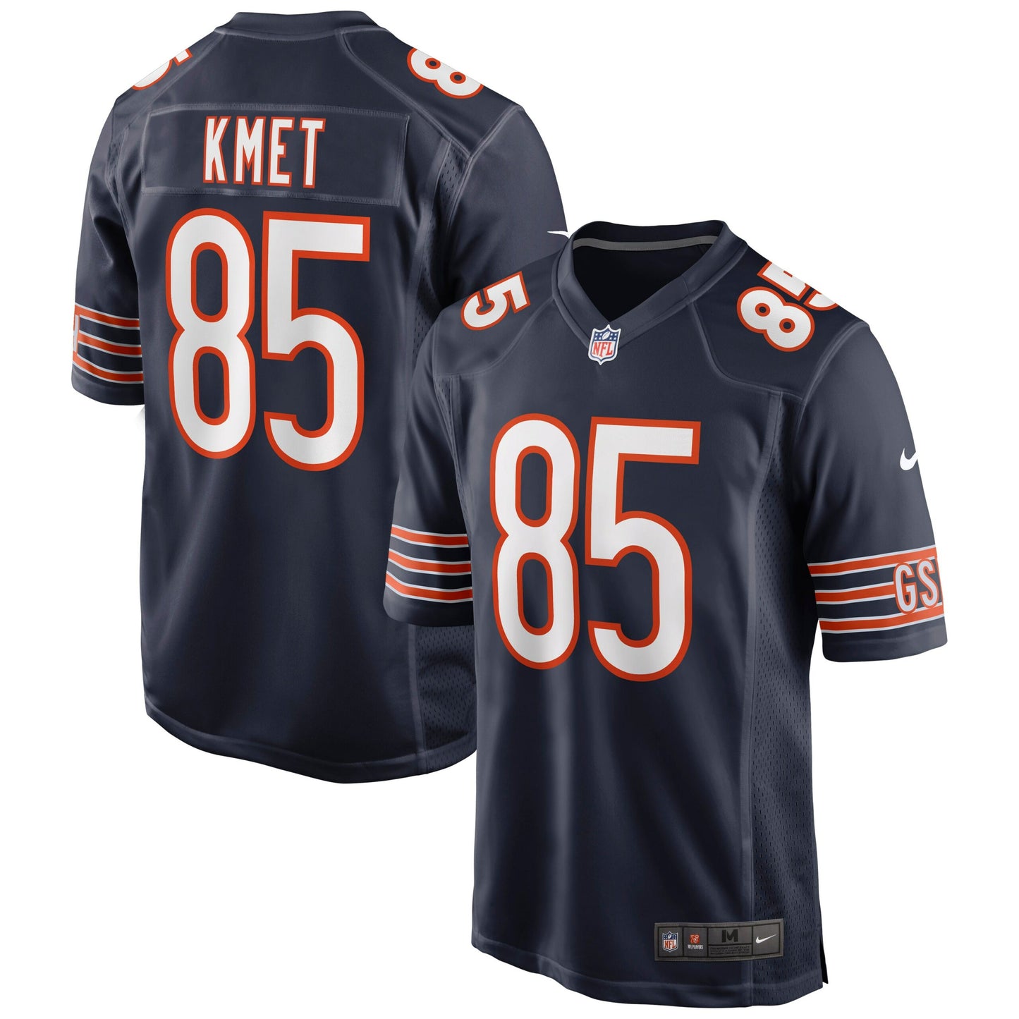 Cole Kmet Chicago Bears Player Game Jersey - Navy