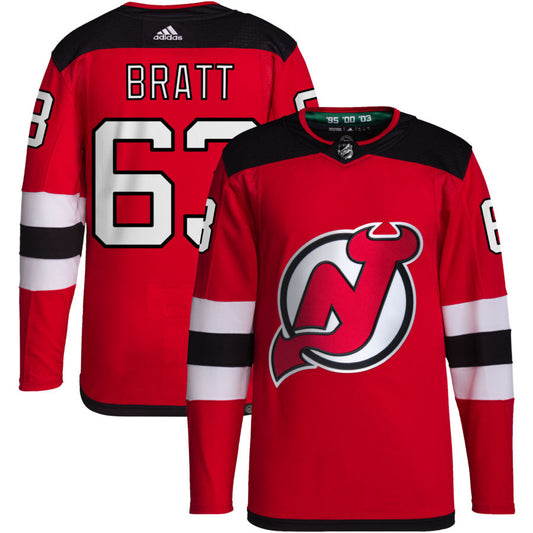 Jesper Bratt New Jersey Devils Home Primegreen Authentic Pro Jersey - Red