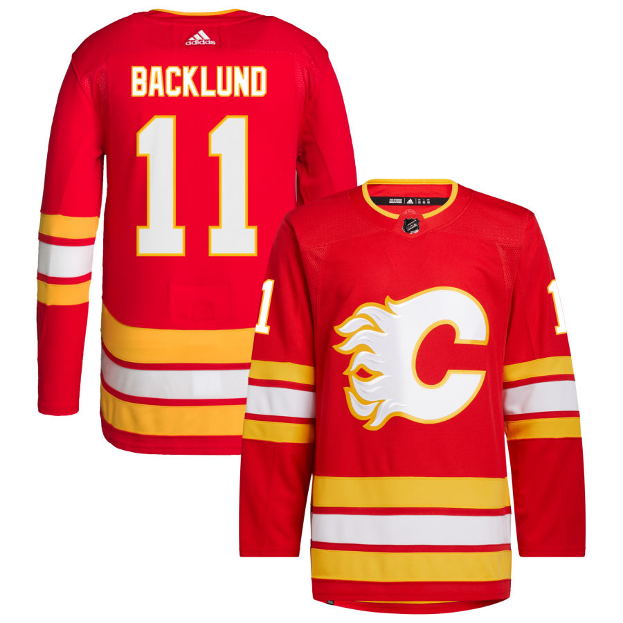 Mikael Backlund Calgary Flames 2020/21 Home Primegreen Authentic Pro Jersey - Red