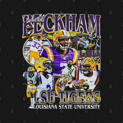Odell Beckham Jr. College Vintage Bootleg Hoodie