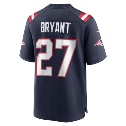 Myles Bryant New England Patriots Game Player Jersey - Navy