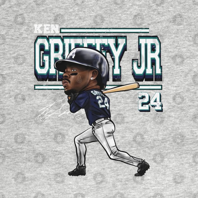 Ken Griffey Jr. Seattle Cartoon T-Shirt