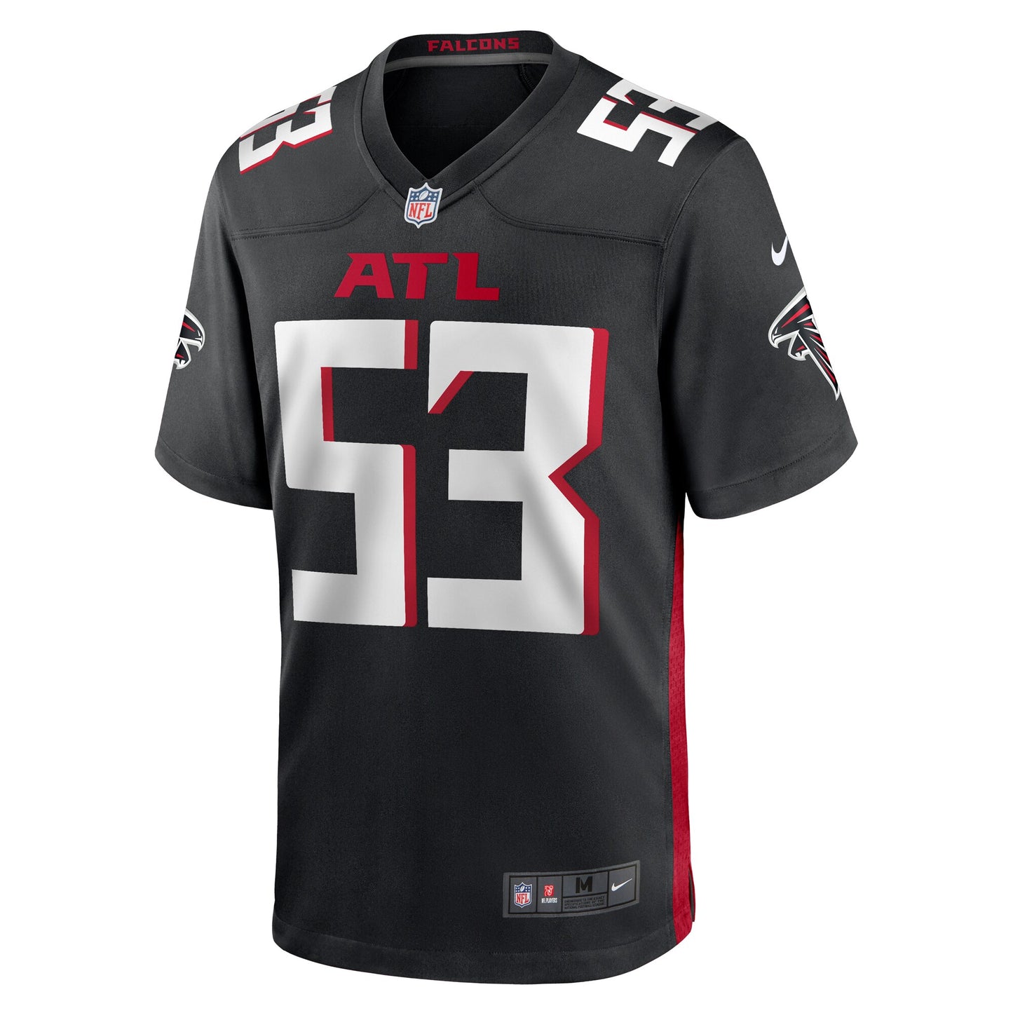 Nate Landman Atlanta Falcons Team Game Jersey - ?Black