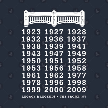 Nyy Legacy And Legends Hoodie