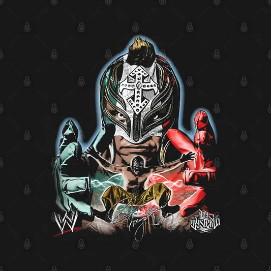 Rey Mysterio Big Face Signature Hoodie