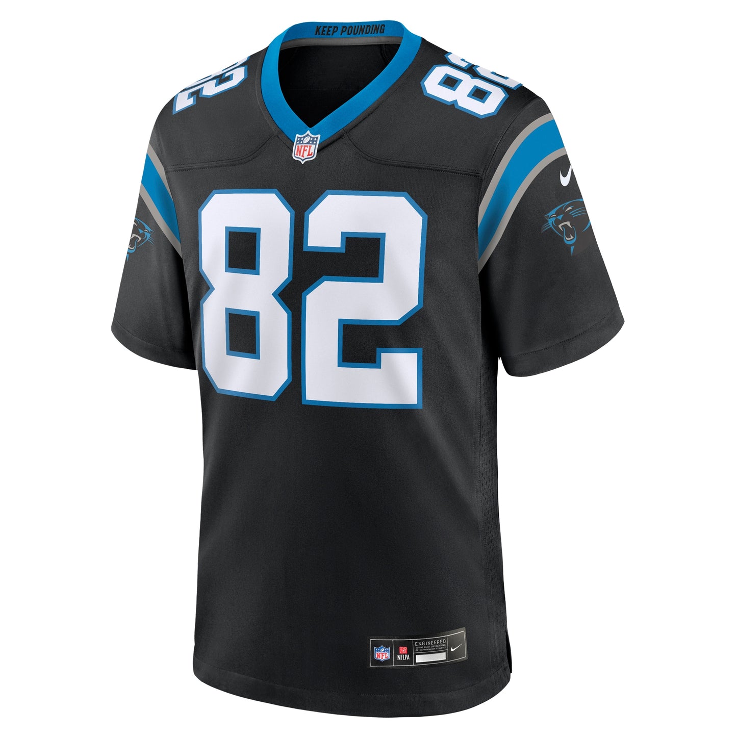 Tommy Tremble Carolina Panthers Team Game Jersey - Black