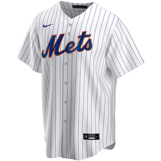 New York Mets Home Replica Custom Jersey - White