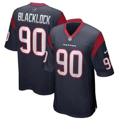 Ross Blacklock Houston Texans Player Game Jersey - Navy