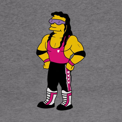 Bret The Hitman Hart Simpsons Hoodie