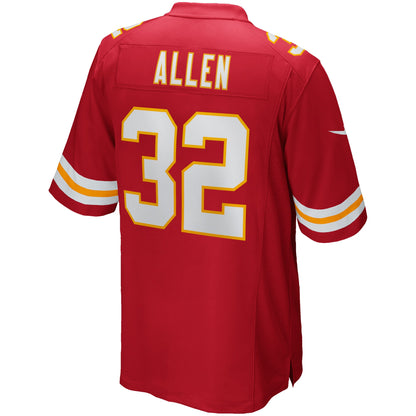 Marcus Allen Kansas City Chiefs Game Retired Player Jersey - Red