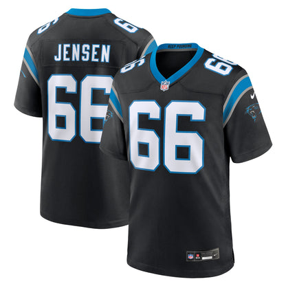 Nash Jensen Carolina Panthers Team Game Jersey - ?Black