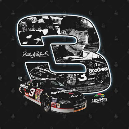 Dale Earnhardt Big 3 Hoodie