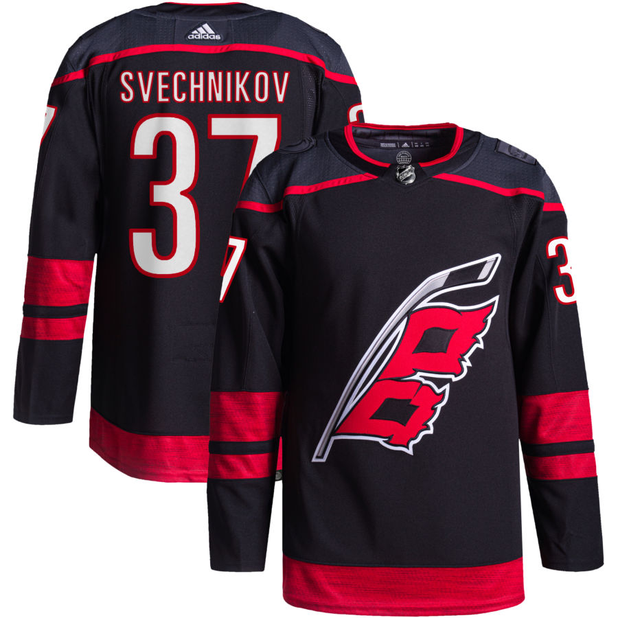 Andrei Svechnikov Carolina Hurricanes Alternate Primegreen Authentic Pro Jersey - Black