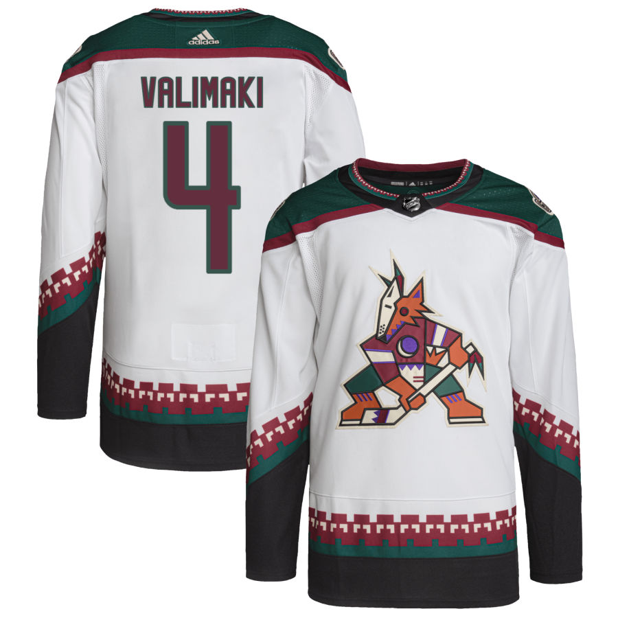 Juuso Valimaki Arizona Coyotes Primegreen Authentic Pro Jersey - White